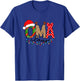 Oma Claus Merry Christmas For Oma Xmas Vibes Costume T-Shirt - T-Shirt | Royal