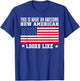 US Citizenship Decoration Gift American New USA Citizen Flag T-Shirt - T-Shirt | Royal