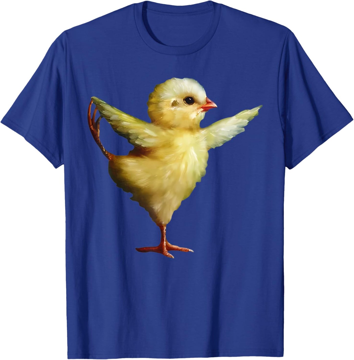 Yoga Chick Art Design Women Girls Funny Cute Chick Lover T-Shirt - T-Shirt | Royal