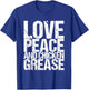 Love Peace And Chicken Grease T-Shirt - T-Shirt | Royal