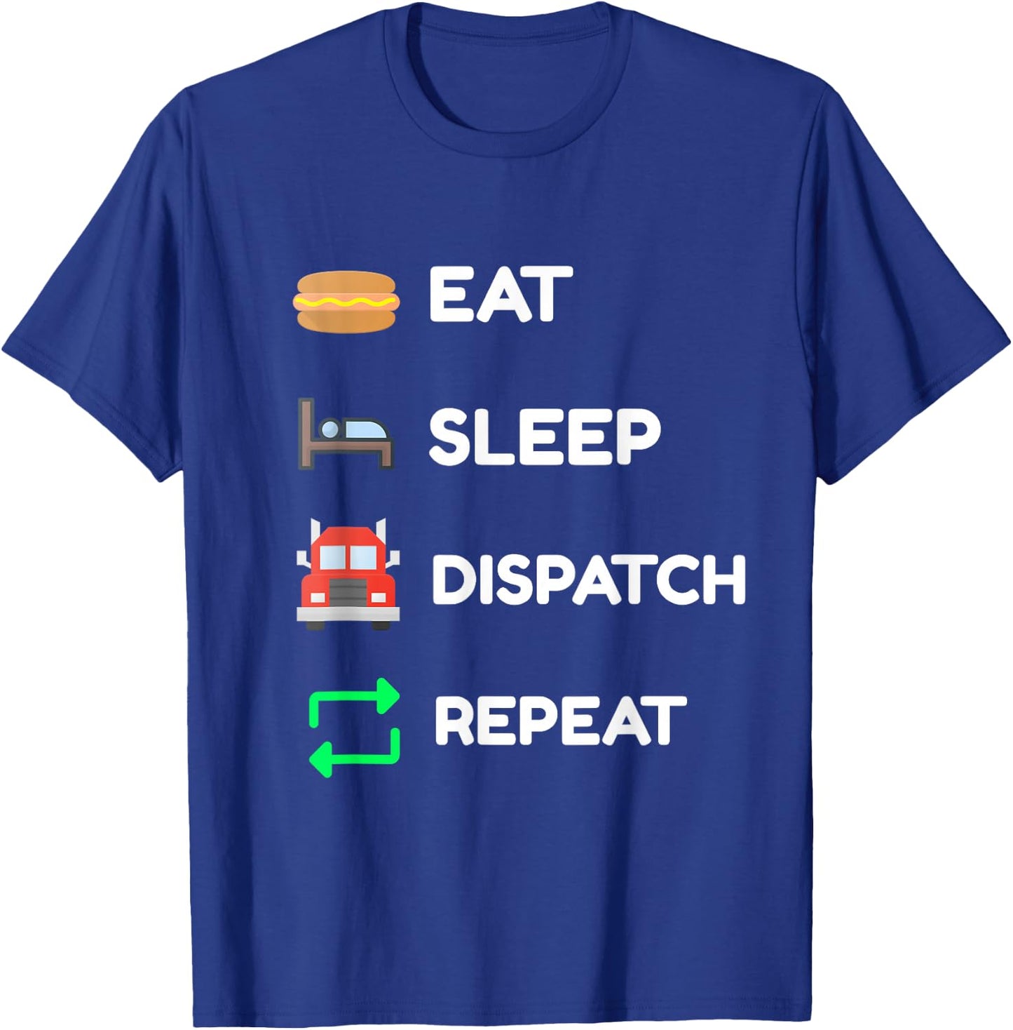 Truck Dispatcher Gift T-Shirt - T-Shirt | Royal