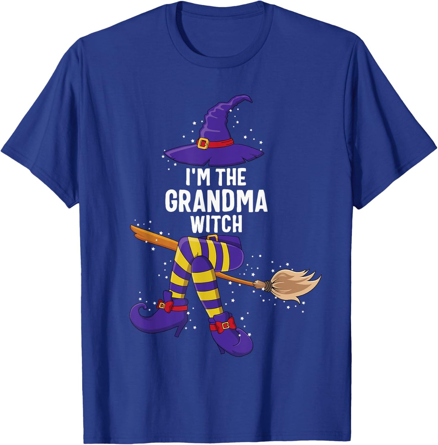 Im the Grandma Witch Shirt Halloween Matching Group Costume T-Shirt - T-Shirt | Royal