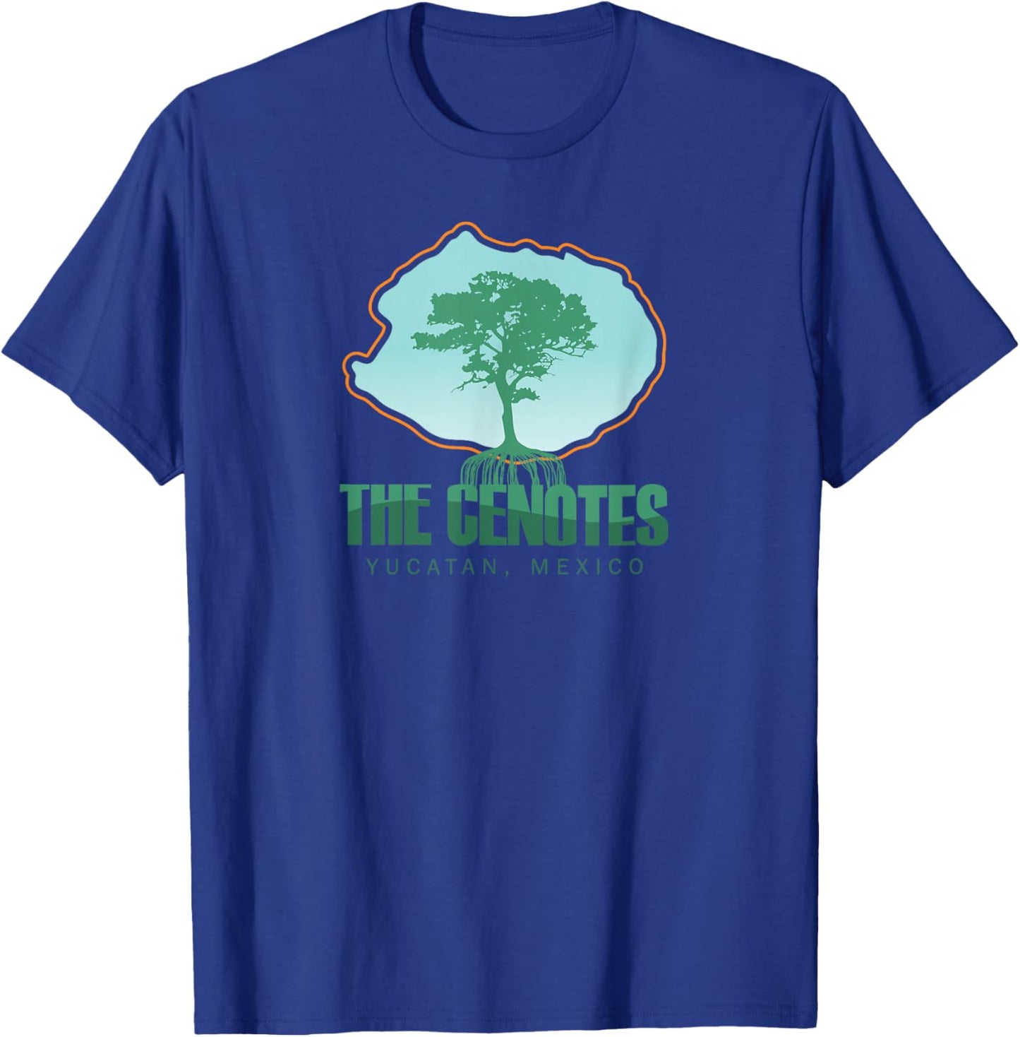 The Cenotes - Yucatan, Mexico T-Shirt - T-Shirt | Royal