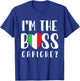Italian mom or Italian Mothers day or I'm The Boss Capiche T-Shirt - T-Shirt | Royal