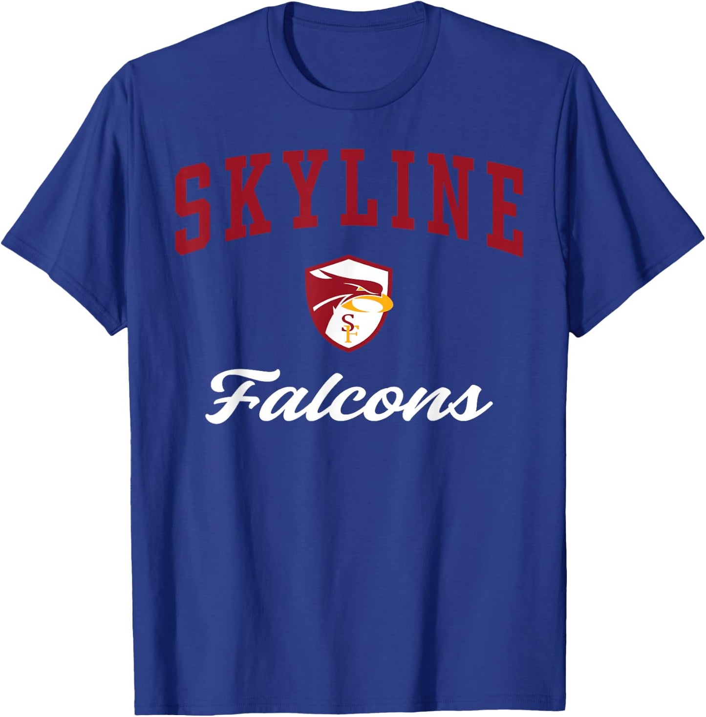 Skyline High School Falcons C3 T-Shirt - T-Shirt | Royal