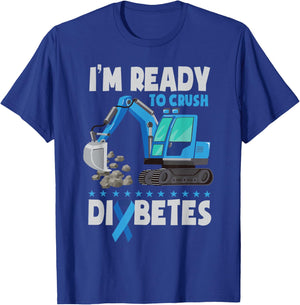 Diabetes Awareness Kids Diabetic Type 1 Diabetes T-Shirt - T-Shirt | Royal