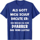 Pfarrer Lustig Vikar Kirche Priester T-Shirt - T-Shirt | Royal