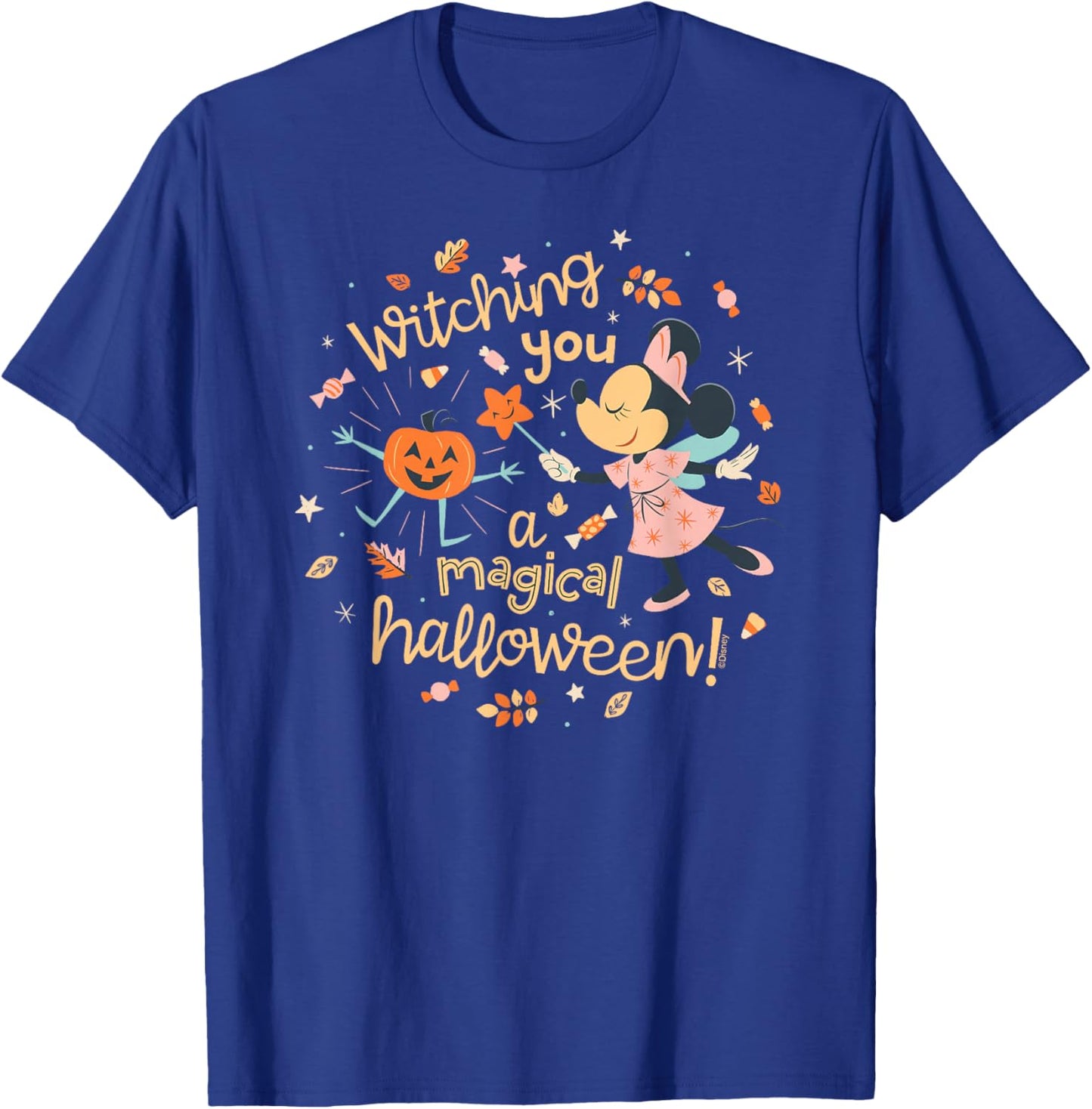 Disney Minnie Mouse Witching You a Magical Halloween! T-Shirt - T-Shirt | Royal