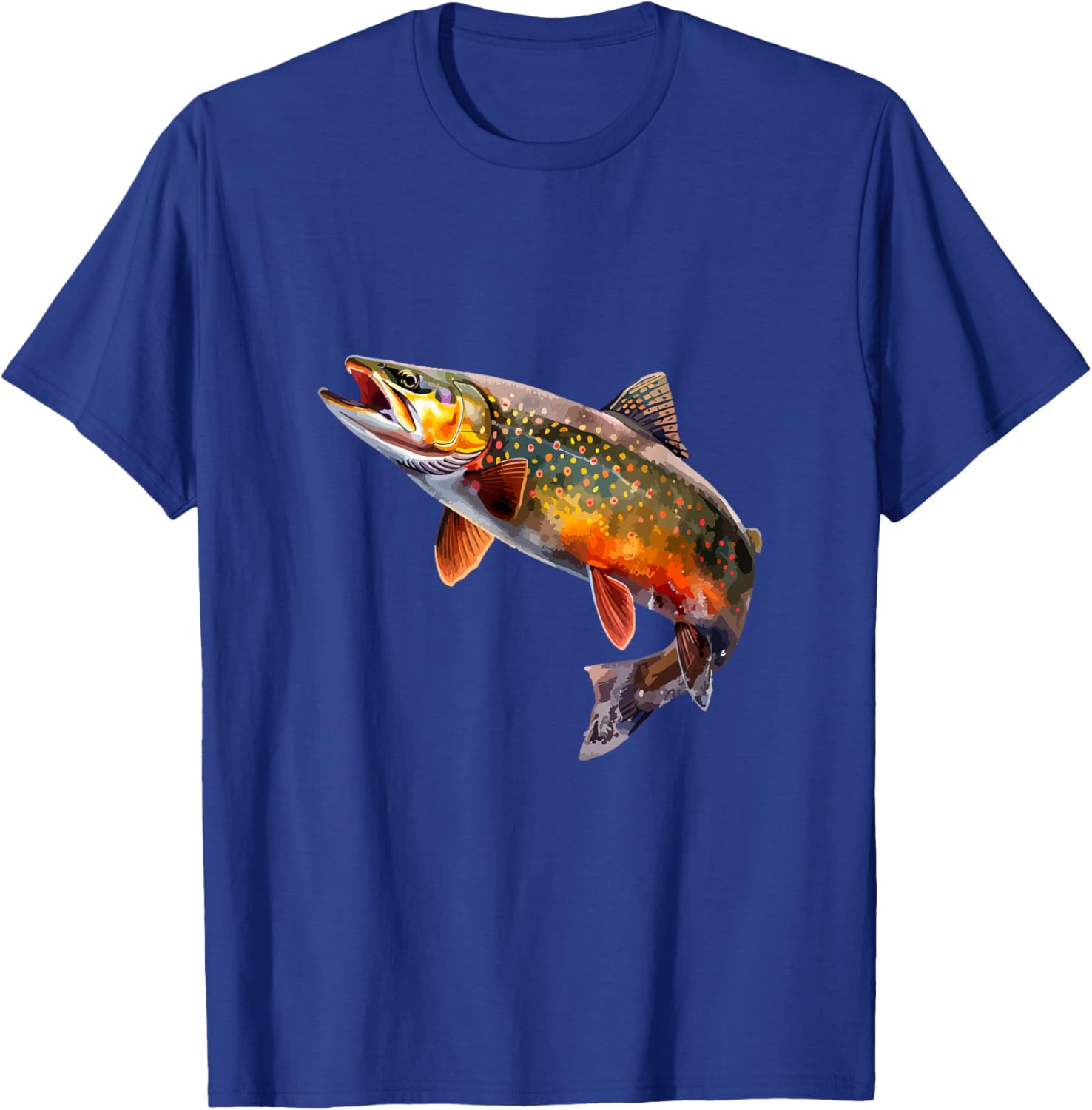 Speckled Brook trout graphic T-Shirt - T-Shirt | Royal