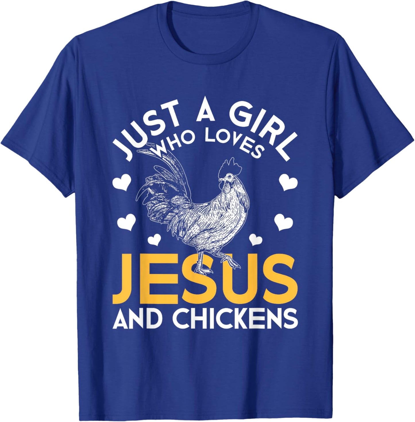 Christian Funny Religious Farmer Women Gift Jesus T-Shirt - T-Shirt | Royal