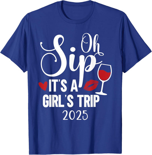 Girls Trip 2025 Weekend Vacation Matching Group T-Shirt - T-Shirt | Royal