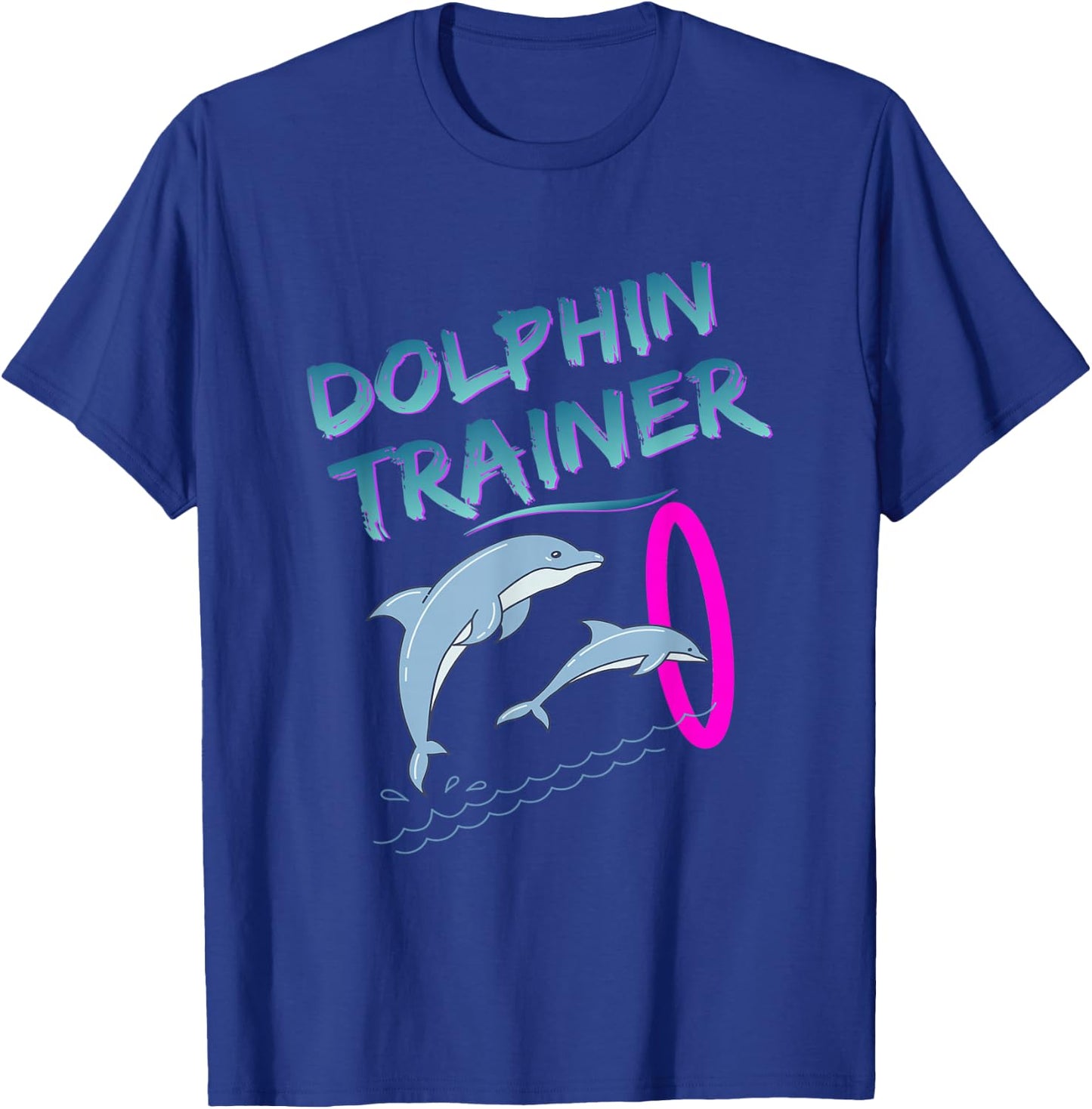 Dolphin Trainer Halloween Costume T-Shirt - T-Shirt | Royal