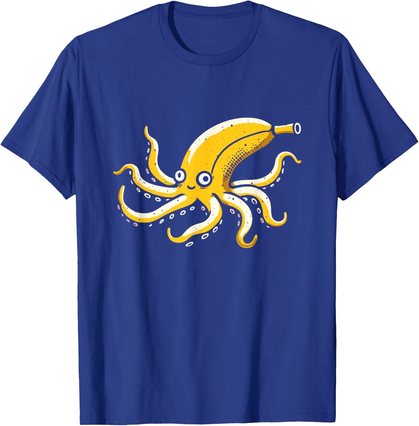 Bananacle Banana Tentacles - Funny Banana Squid Octopus Pun T-Shirt - T-Shirt | Royal