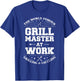 Funny Grill Master BBQ Chef Smoked Meat Lover Gift Barbecue T-Shirt - T-Shirt | Royal