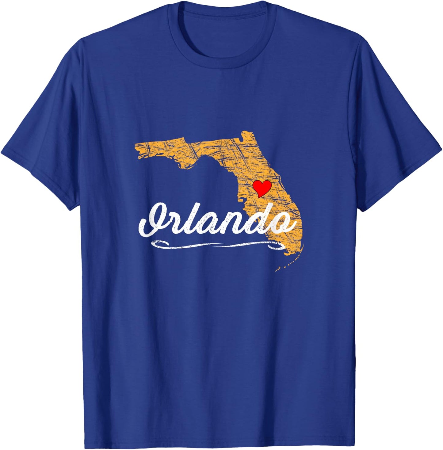 City of ORLANDO FLORIDA | Vacation Souvenir - Merch -Graphic T-Shirt - T-Shirt | Royal