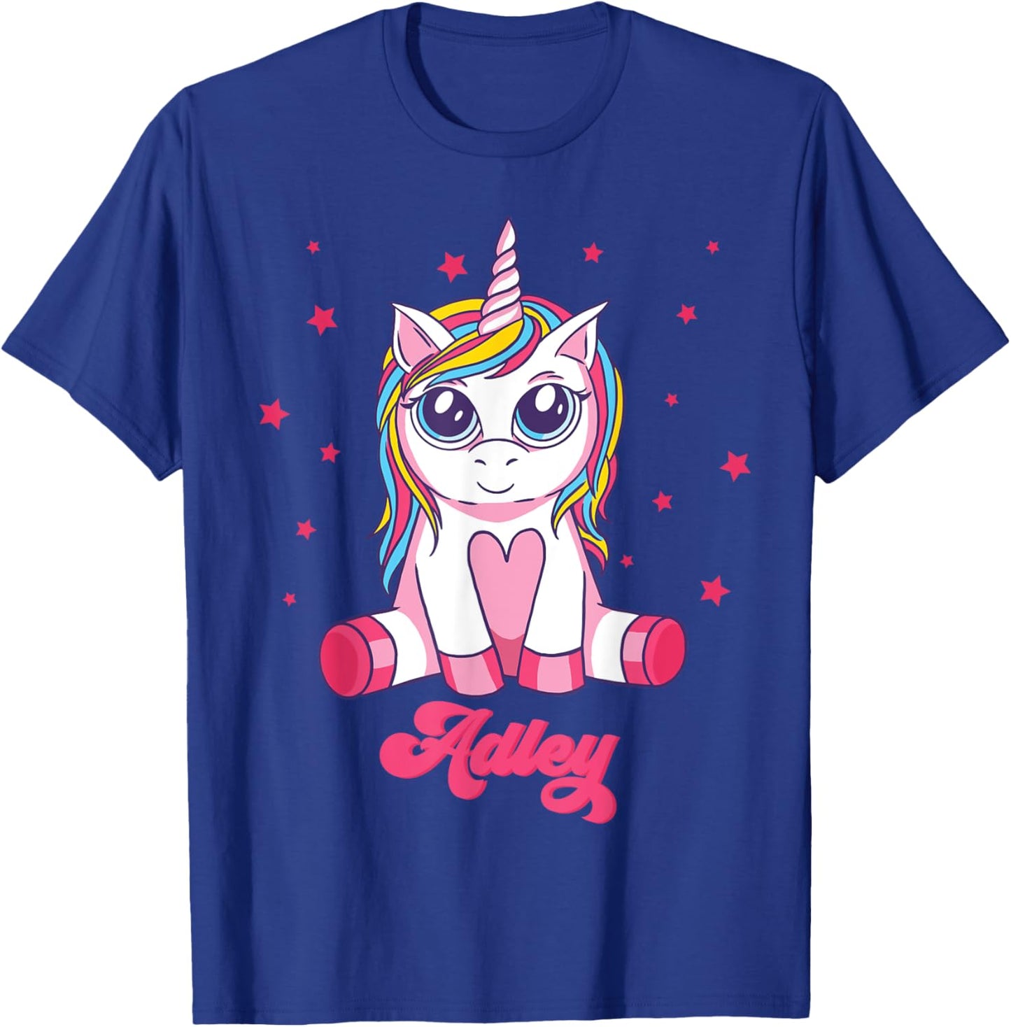 Adley Merch Unicorn Design T-Shirt - T-Shirt | Royal