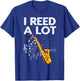 Funny Saxophone Design Women Tenor Saxophone Player T-Shirt - T-Shirt | Royal