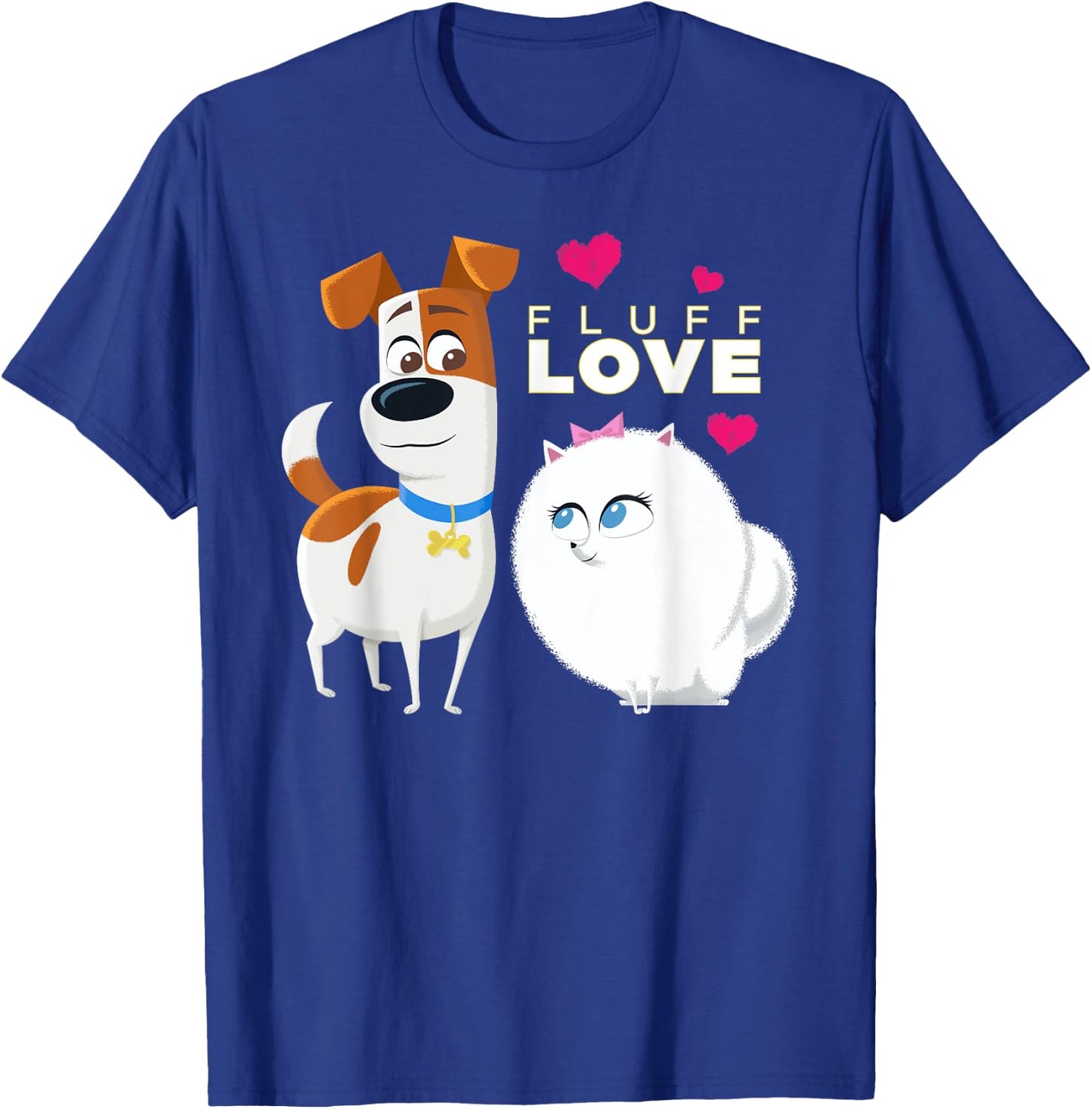 The Secret Life of Pets 2 Max and Gidget Fluff Love T-Shirt - T-Shirt | Royal