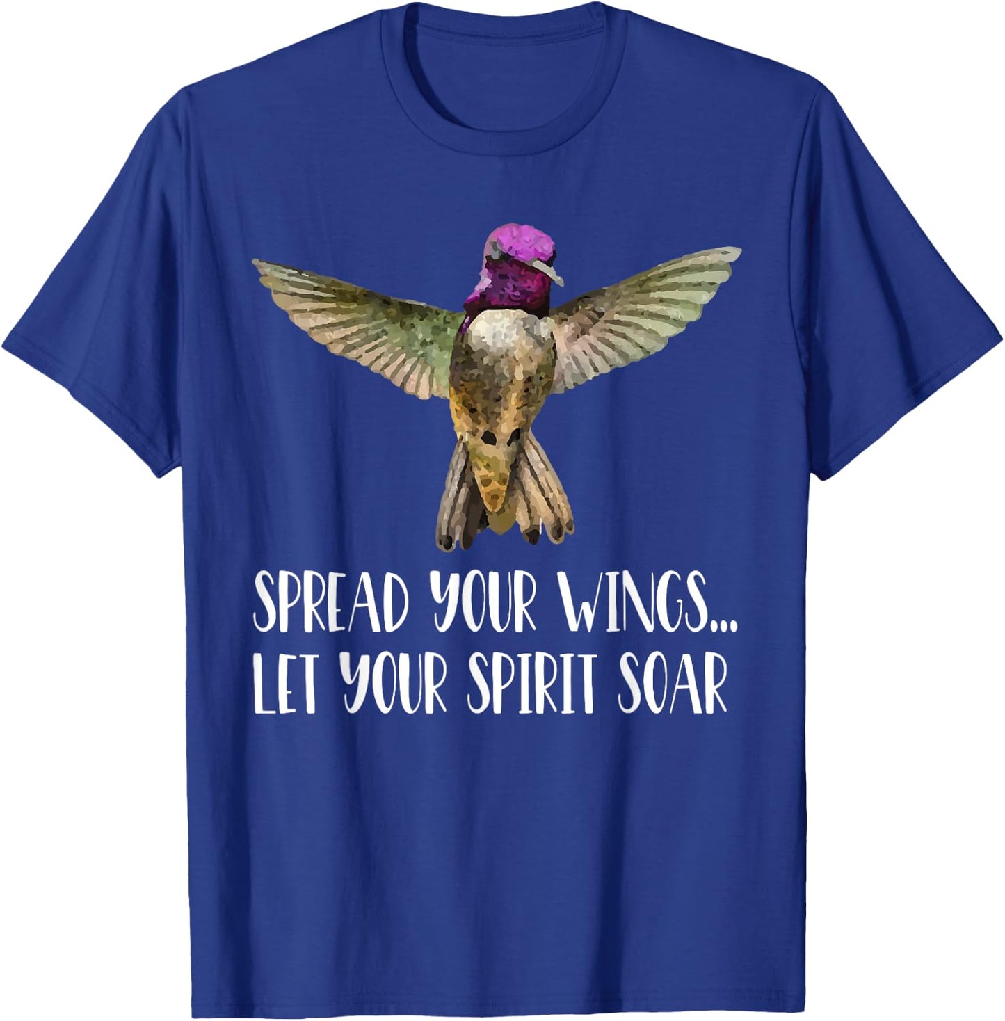 Hummingbird Costa's Hummingbird Birdwatching gift T-Shirt - T-Shirt | Royal