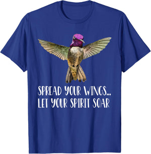 Hummingbird Costa's Hummingbird Birdwatching gift T-Shirt - T-Shirt | Royal