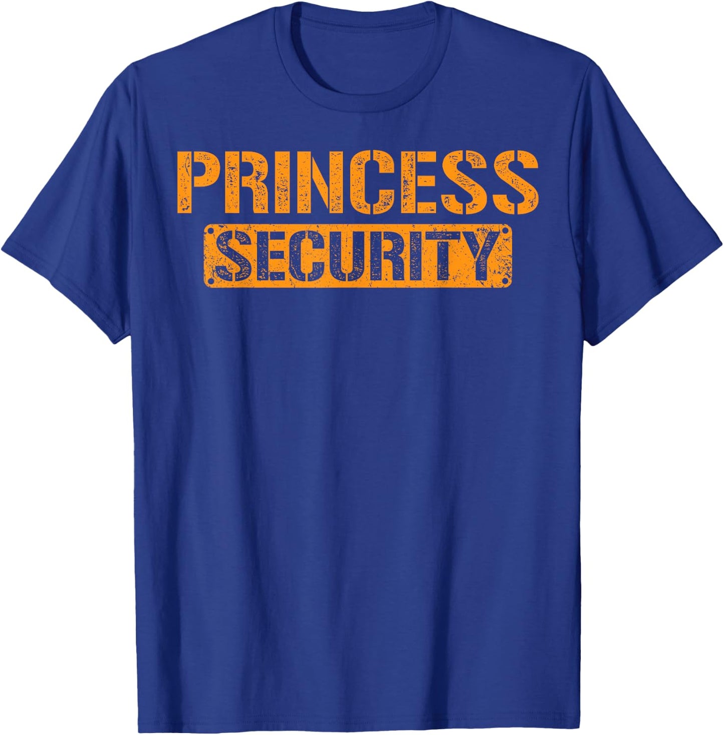 Halloween Dad Mom Daughter Adult Costume Princess Security T-Shirt - T-Shirt | Royal