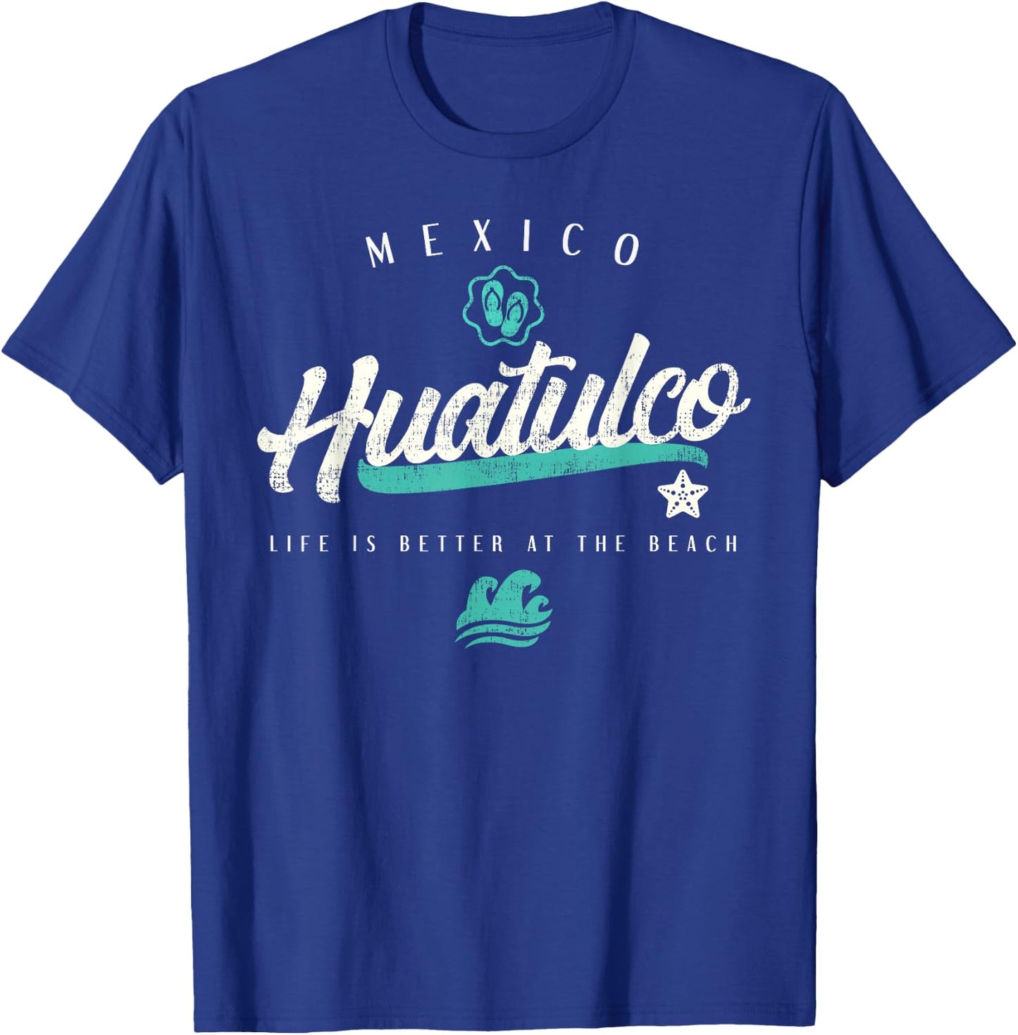 Huatulco Mexico Beach T-Shirt - T-Shirt | Royal