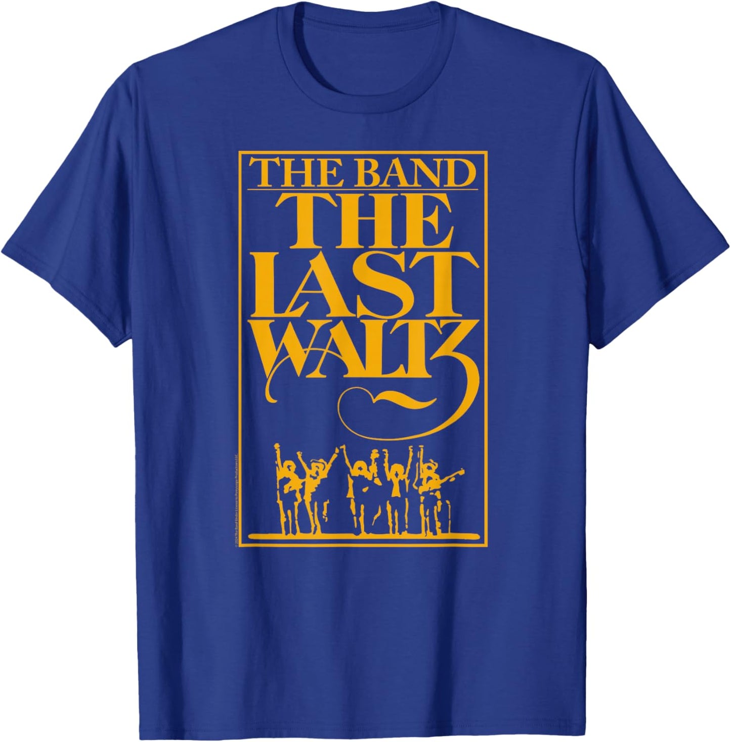The Band The Last Waltz Yellow Print T-Shirt - T-Shirt | Royal
