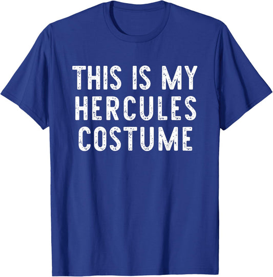 This Is My Hercules Costume Halloween Simple Kids Adult T-Shirt - T-Shirt | Royal