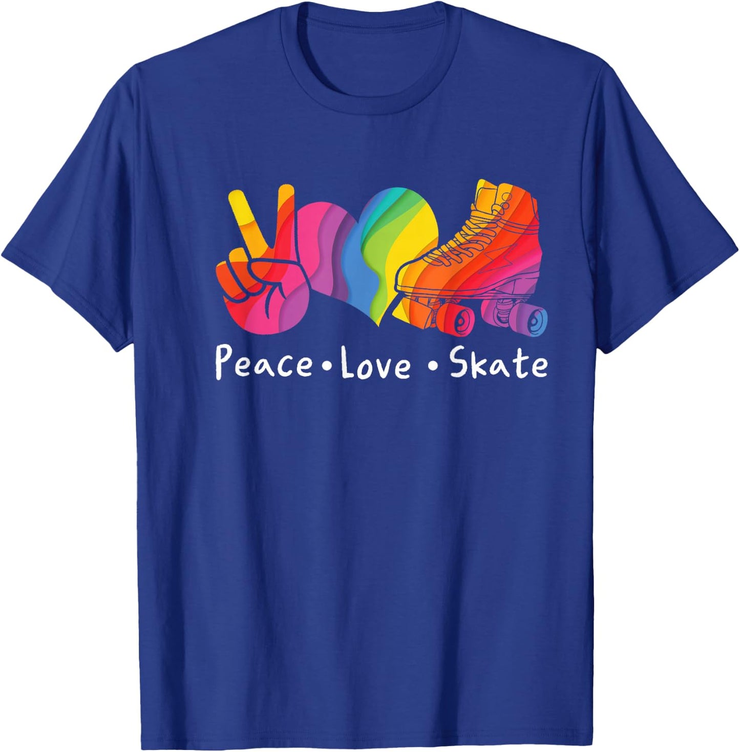Inline Skating Roller Skating Roller 80s Outfit Inline Skating T-Shirt - T-Shirt | Royal