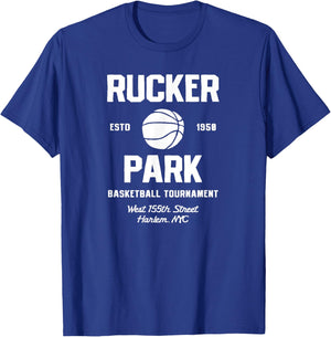 Rucker Park Basketball Tournament Harlem NYC Streetball T-Shirt - T-Shirt | Royal