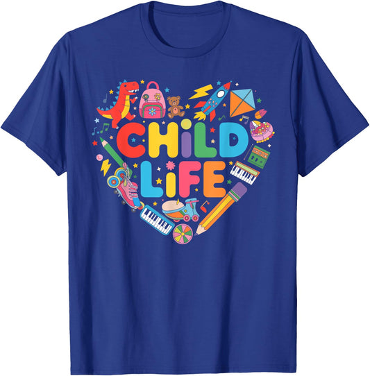 Child Life Specialist Play Therapy Pediatric Healthcare T-Shirt - T-Shirt | Royal