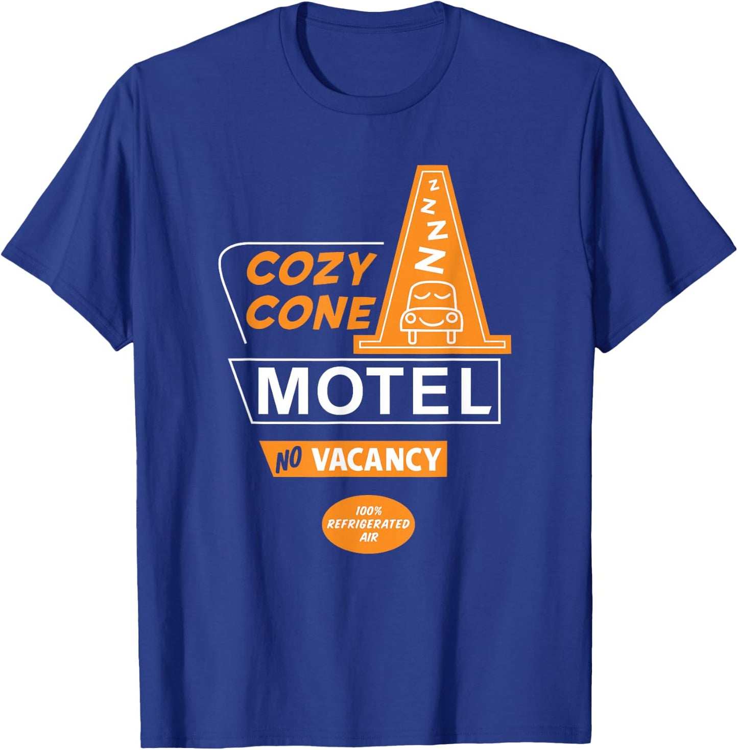Disney Pixar Cars on the Road Cozy Cone Motel T-Shirt - T-Shirt | Royal