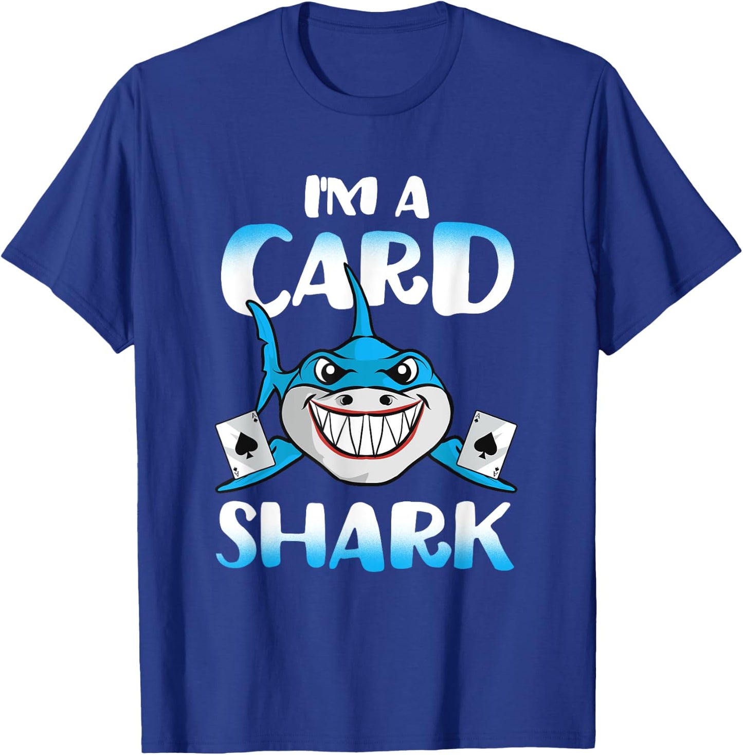 Poker Card Shark Casino Gamble Beach T-Shirt - T-Shirt | Royal