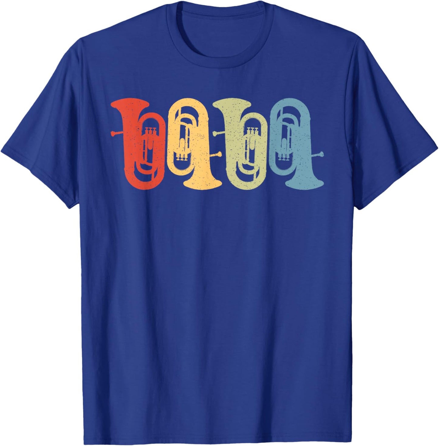 Euphonium Retro T-Shirt - T-Shirt | Royal