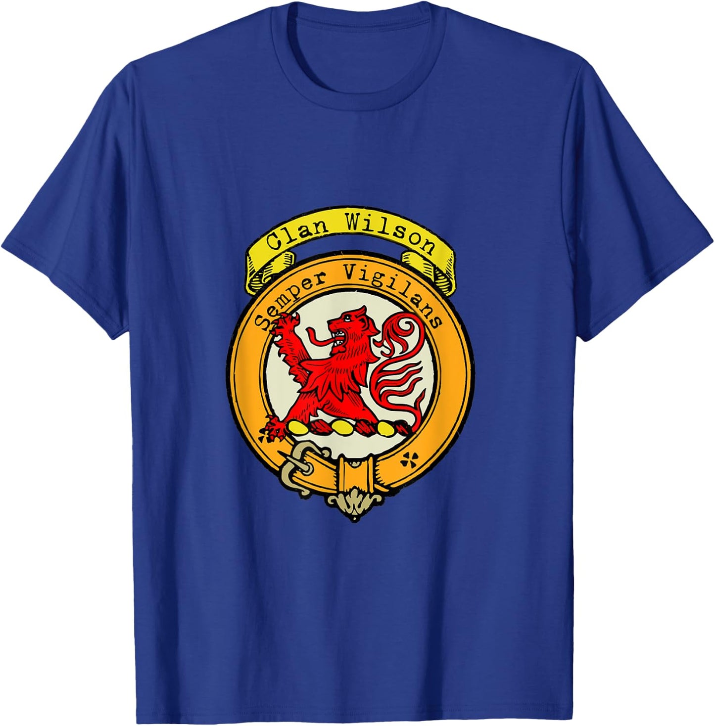 Clan Wilson Scottish Crest T-Shirt - T-Shirt | Royal