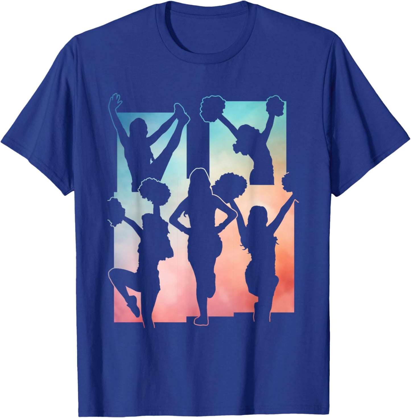 Cheerleading Cheer Stuff for Cheerleader Girls Funny Cheerleader Cheering Acrobatic Enthusiast Cheerleading T-Shirt - T-Shirt | Royal