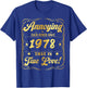 Annoying Each Other Since 1978 That is True Love 46 Years T-Shirt - T-Shirt | Royal