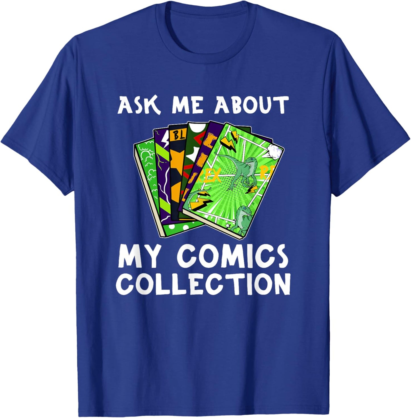 Comic Graphic Novels Superhero Manga Anime Detective Comic T-Shirt - T-Shirt | Royal