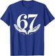Funny Six Seven 6 7 Meme Gen Alpha Slang T-Shirt - T-Shirt | Royal