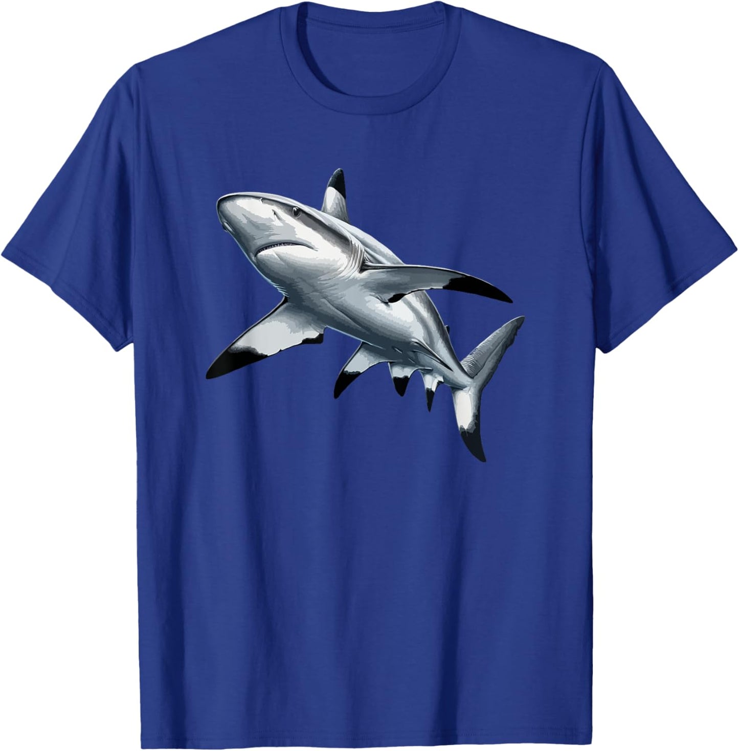 Shark Graphic Shark Lover Vintage Black Tip Reef Shark T-Shirt - T-Shirt | Royal