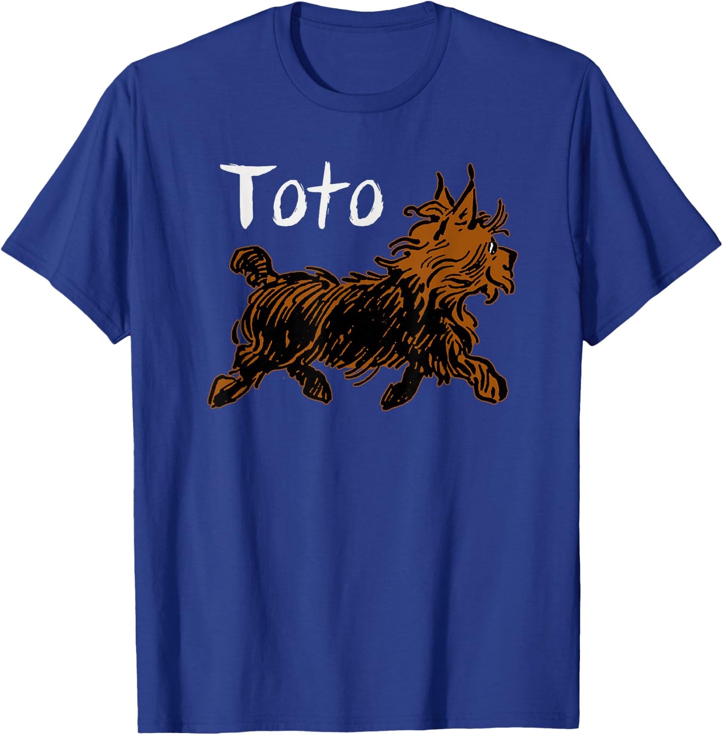 Cute Wizard of OZ Dog Shirt Art-Dorothy's Dog Toto Men Women Girls Kids T-Shirt - T-Shirt | Royal
