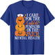 I Care For The Cutest Pumpkins Mental Health Nurse Halloween T-Shirt - T-Shirt | Royal