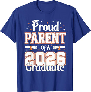 Graduation Proud Parent of A 2026 Graduate Parents T-Shirt - T-Shirt | Royal