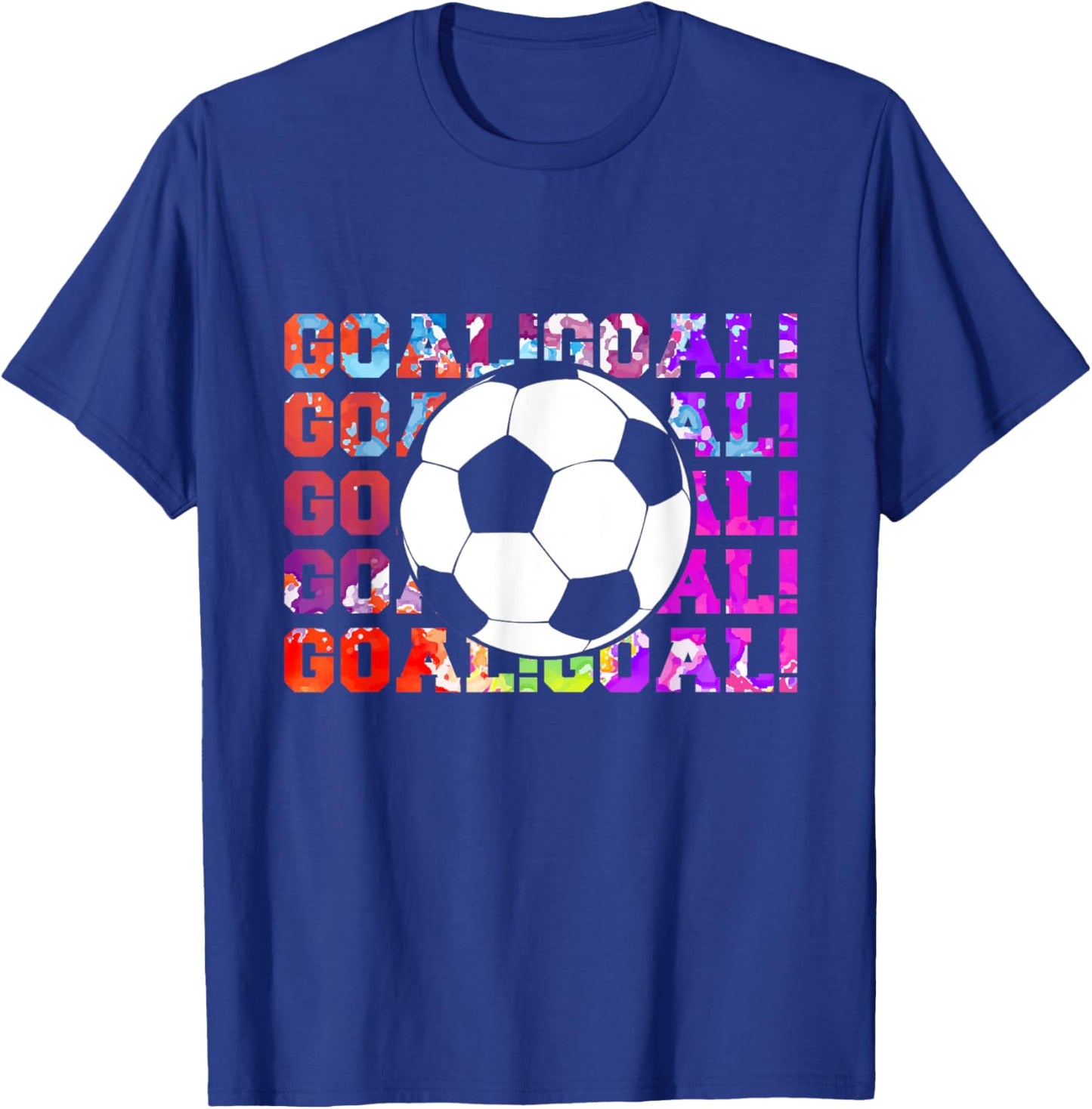 Girl Soccer Player Gifts Team Cleats Mom Goalie Captain T-Shirt - T-Shirt | Royal