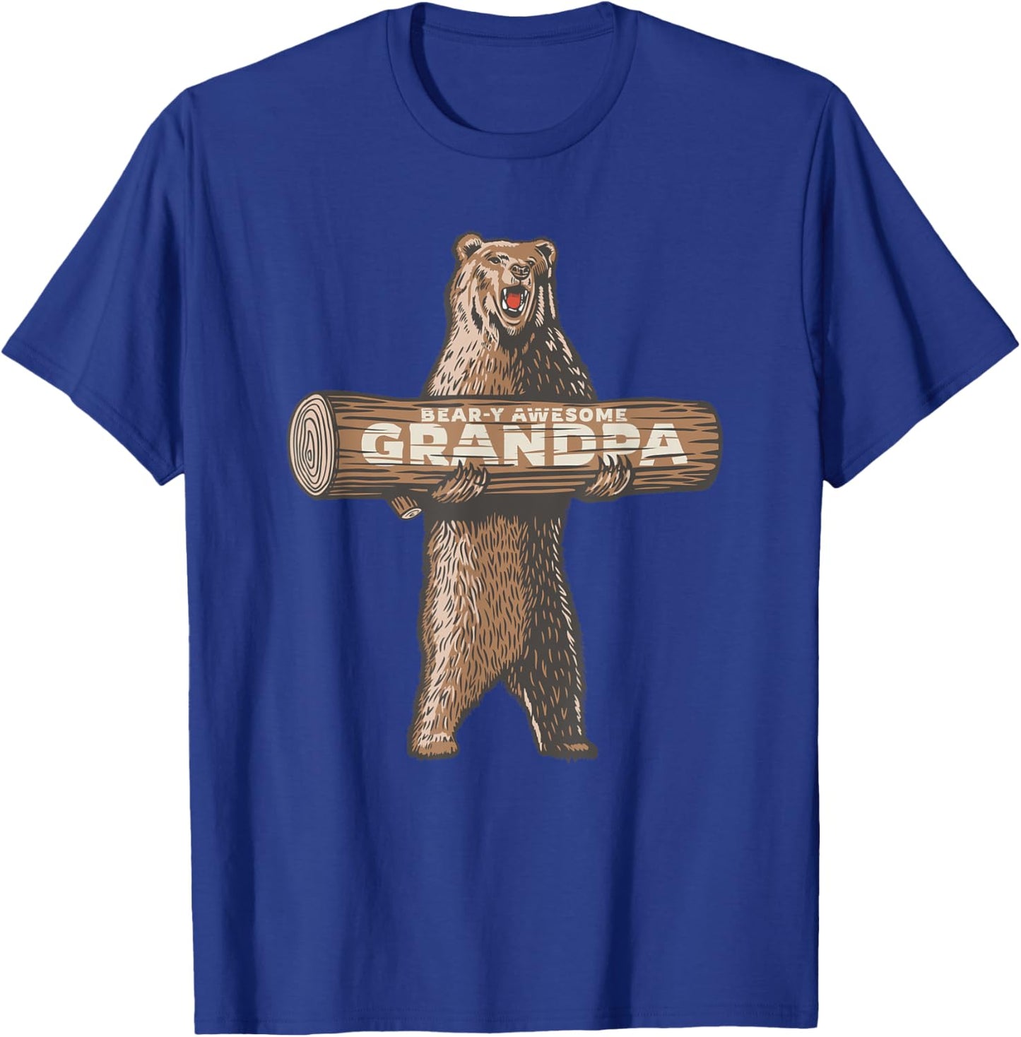 Awesome Grandpa Funny Saying | Fun Grandfather T-Shirt - T-Shirt | Royal