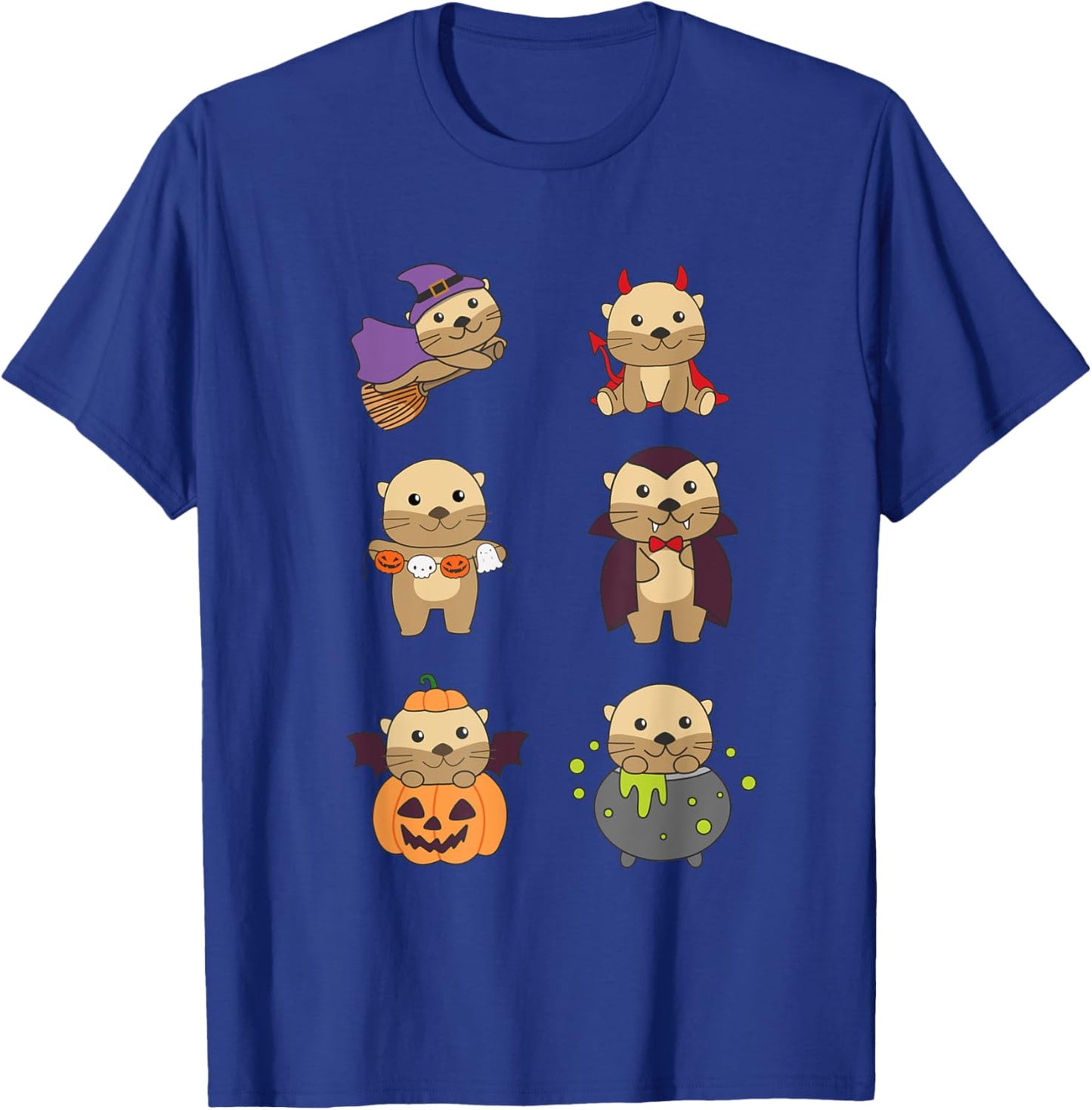 Otter Halloween Costume Otter Halloween T-Shirt - T-Shirt | Royal