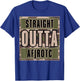 Straight Outta AFJROTC US Junior ROTC Cadet Funny AFJROTC T-Shirt - T-Shirt | Royal
