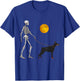 Doberman Skeleton Dog Walking Halloween Costume T-Shirt - T-Shirt | Royal