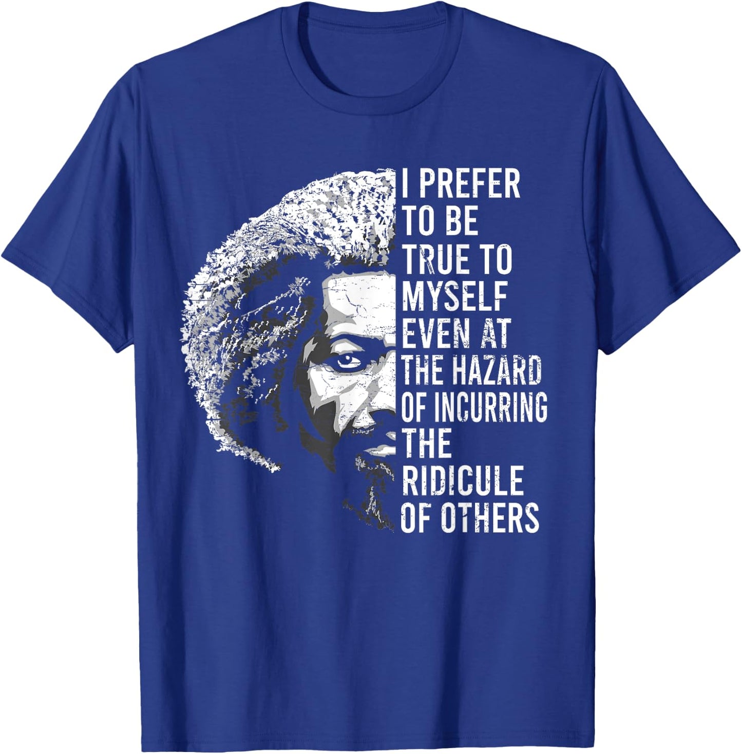 Frederick Douglass Quote Apparel Black History Month Vintage T-Shirt - T-Shirt | Royal