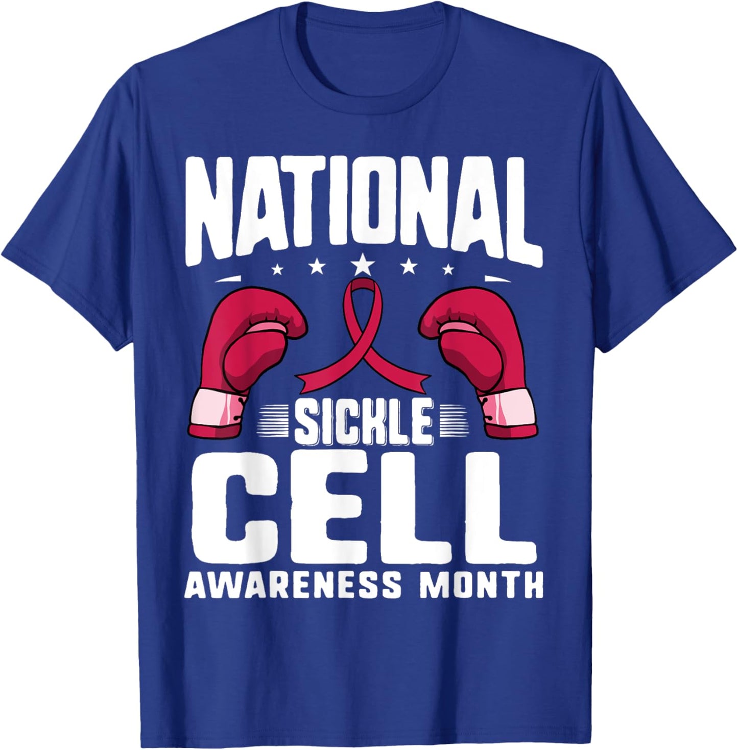 Sickle Cell Awareness Burgundy Ribbon Warrior Support Women T-Shirt - T-Shirt | Royal